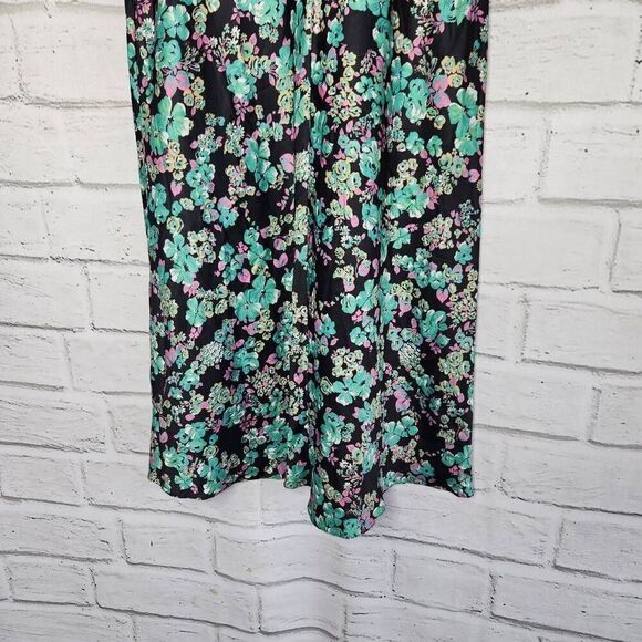 ASOS Design Womens Multicolor Puff Sleeves Floral Print Midi Tea Dress Size 10 - Picture 11 of 16